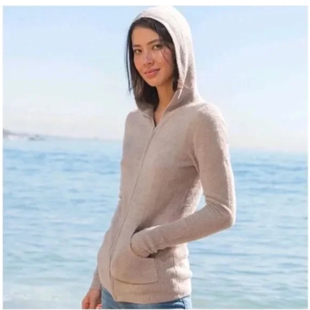 Barefoot Dreams Zip Up Sweater